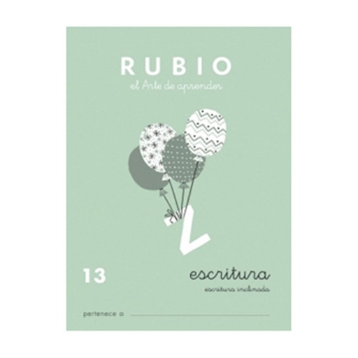 [630339] CUADERNO RUBIO 13 ESCRITURA 
