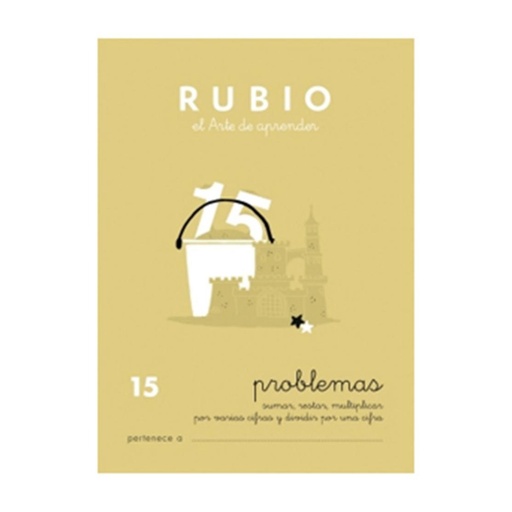 [630311] CUADERNO RUBIO 15 PROBLEMAS