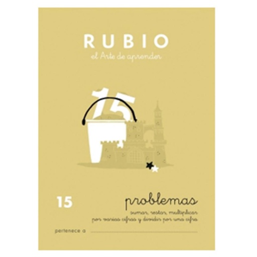 [630311] CUADERNO RUBIO 15 PROBLEMAS