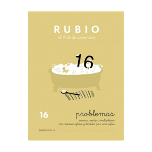 [630312] CUADERNO RUBIO 16 PROBLEMAS 