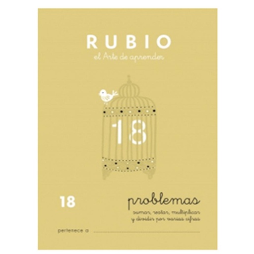 [630314] CUADERNO RUBIO 18 PROBLEMAS 