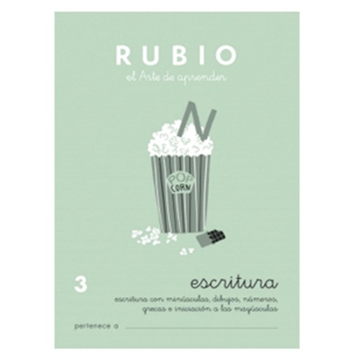 [630329] CUADERNO RUBIO 3 ESCRITURA 
