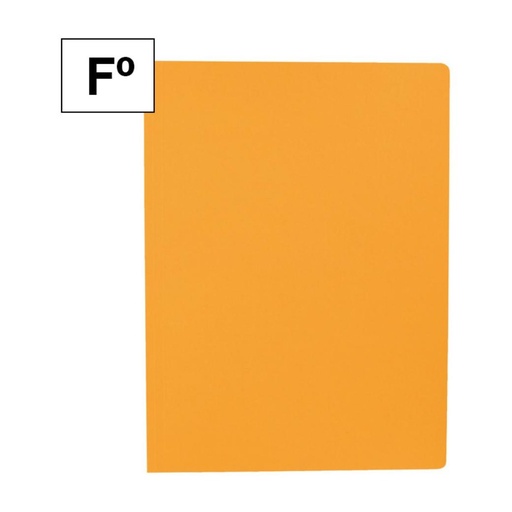[180012] SUBCARPETAS FOLIO DE CARTULINA 180GR NARANJA RAYLU