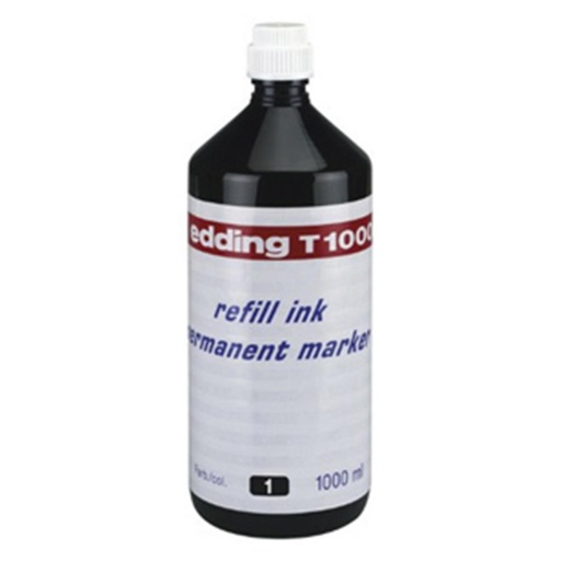 [119834] TINTA EDDING NEGRA T-1000 PARA ROTULADOR EDDING 1000 ML