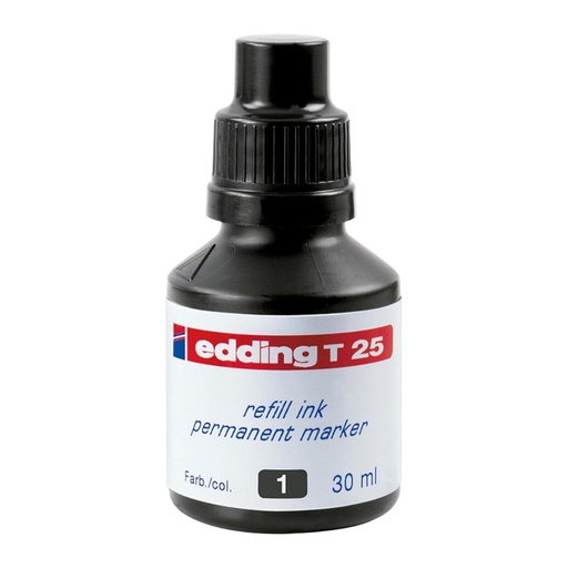[080303] TINTA EDDING NEGRA T-25