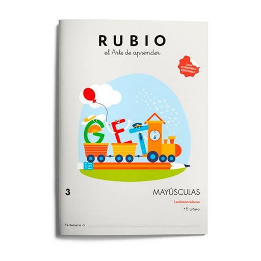 [630790] CUADERNO RUBIO 3 MAYÚSCULAS 