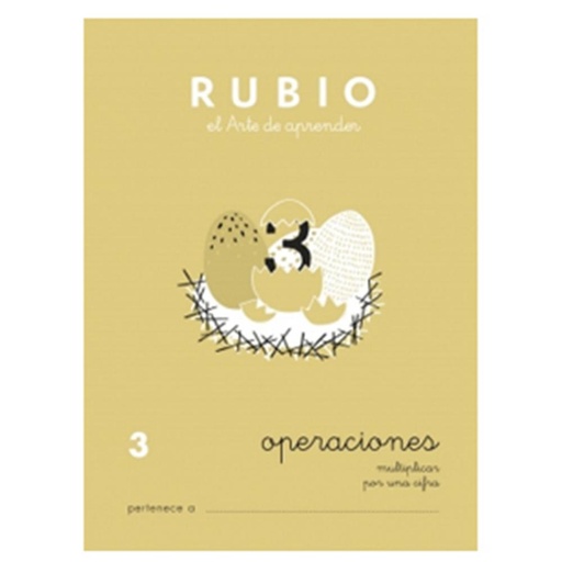 [630295] CUADERNO RUBIO 3 OPERACIONES