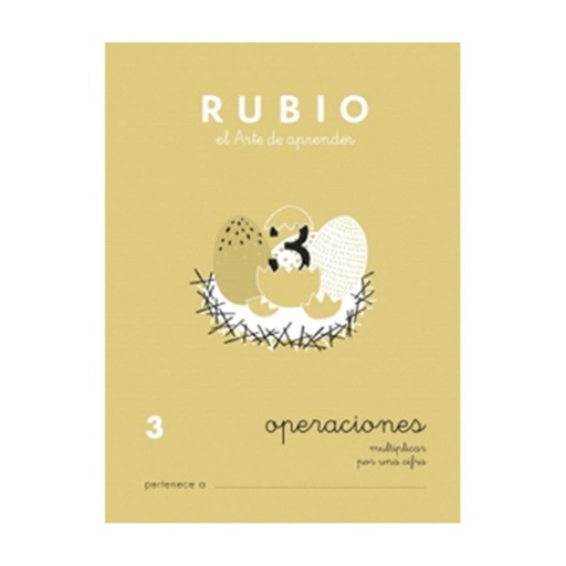 [630295] CUADERNO RUBIO 3 OPERACIONES