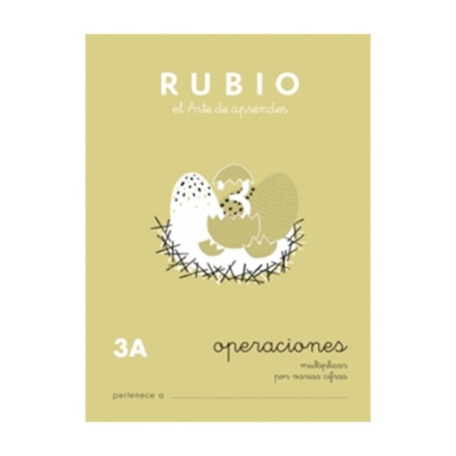 [630296] CUADERNO RUBIO 3A OPERACIONES 