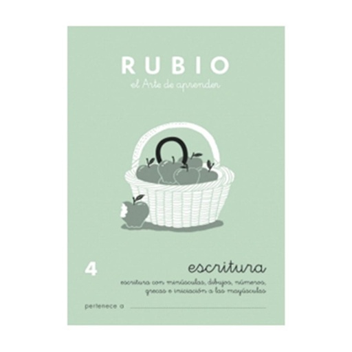 [630330] CUADERNO RUBIO 4 ESCRITURA
