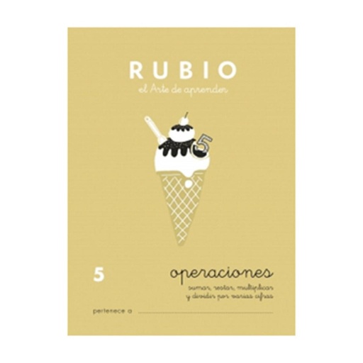 [630299] CUADERNO RUBIO 5 OPERACIONES 