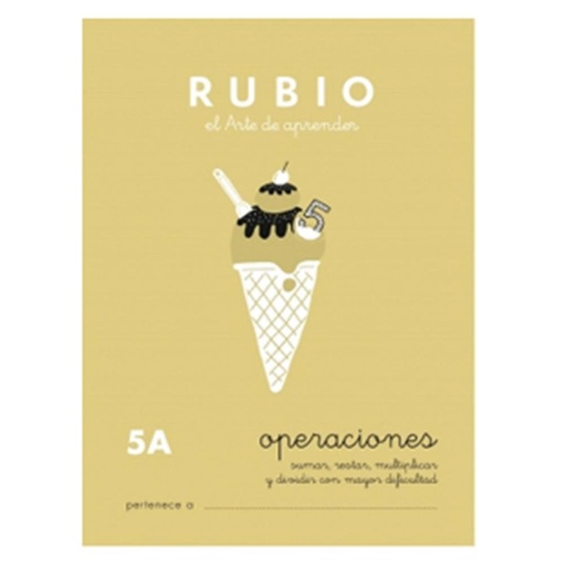[630300] CUADERNO RUBIO 5A OPERACIONES 