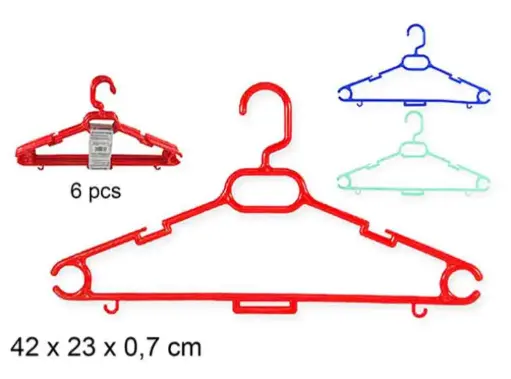 [70006] PERCHAS PACK 6 COLORES