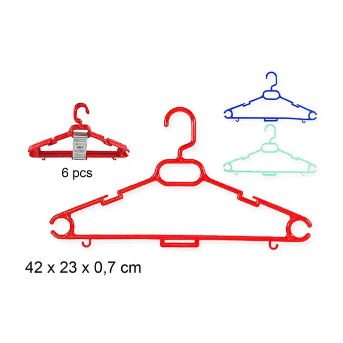 [70006] PERCHAS PACK 6 COLORES