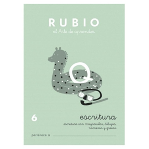 [630332] CUADERNO RUBIO 6 ESCRITURA