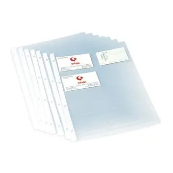 [181124] RECAMBIOS EXACARD 60 FUNDAS MOVIBLES PARA TARJETAS DE VISITA 19 X 12,5 CM