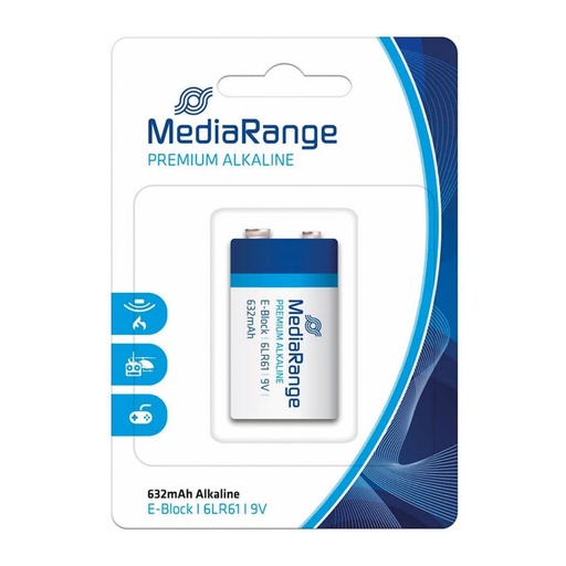 [220750] PILA MEDIARANGE 9V 6LR61 ALCALINA PREMIUM