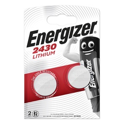 PILAS ENERGIZER CR2430 LITIO 3V 2 UNIDADES
