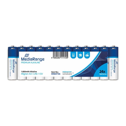 [220749] PILAS MEDIARANGE AA LR6 ALCALINAS 1.5V 24 UNIDADES