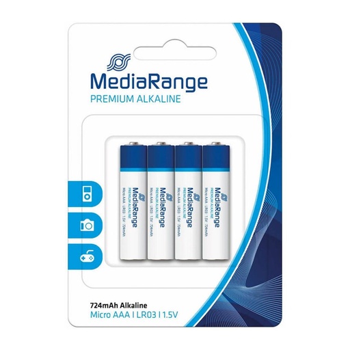[220746] PILAS MEDIARANGE AAA LR03 ALCALINAS 1.5V 4 UNIDADES