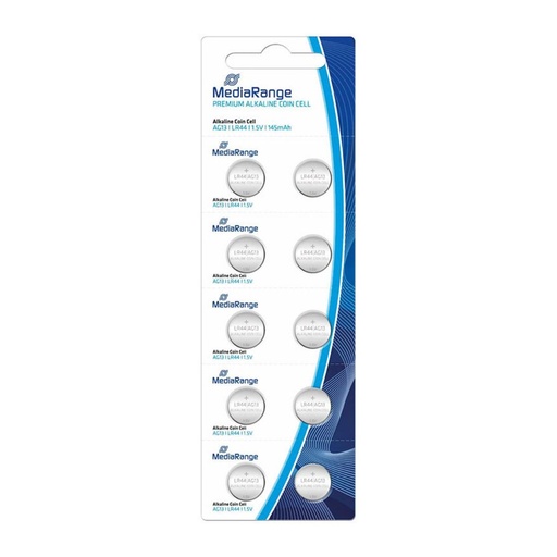 [220753] PILAS MEDIARANGE AG13 LR44 ALCALINAS 1.5V 10 UNIDADES