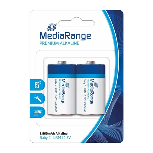 [220751] PILAS MEDIARANGE C LR14 ALCALINAS 1.5V 2 UNIDADES