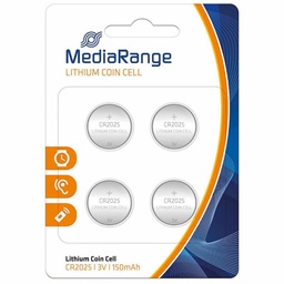 PILAS MEDIARANGE CR2025 LITIO 3V 4 UNIDADES