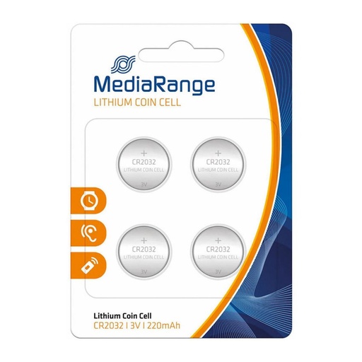 [220756] PILAS MEDIARANGE CR2032 LITIO 3V 4 UNIDADES