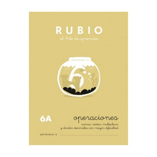 [630302] CUADERNO RUBIO 6A OPERACIONES 