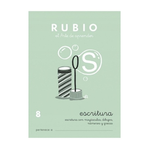 [630334] CUADERNO RUBIO 8 ESCRITURA 