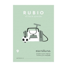 Cuaderno Rubio 9 escritura