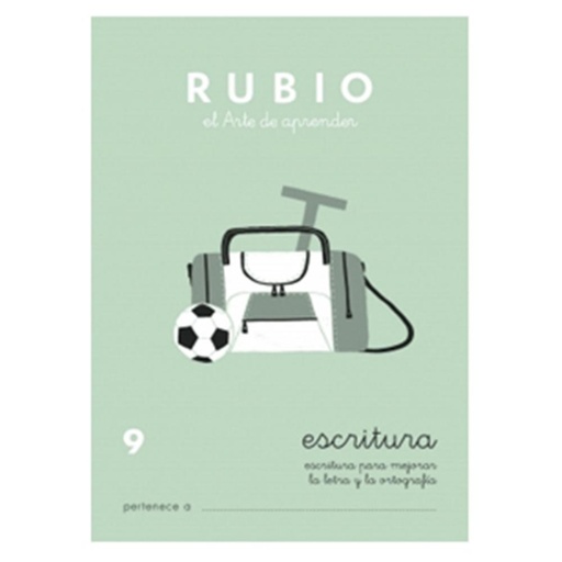 [630335] CUADERNO RUBIO 9 ESCRITURA 