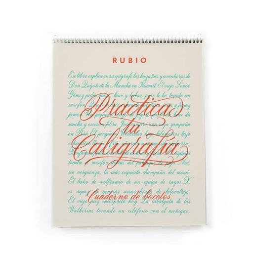 [630950] CUADERNO RUBIO BLOC DE BOCETOS CALIGRAFÍA