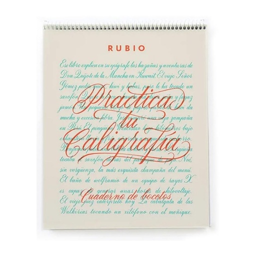 [630950] CUADERNO RUBIO BLOC DE BOCETOS CALIGRAFÍA