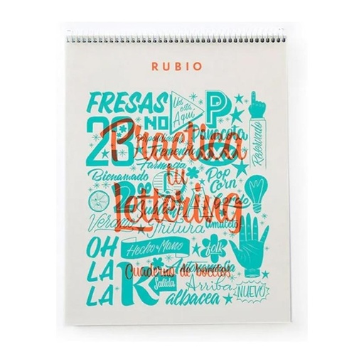 [630949] CUADERNO RUBIO BLOC DE BOCETOS LETTERING 