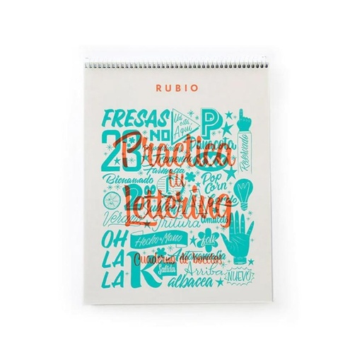 [630949] CUADERNO RUBIO BLOC DE BOCETOS LETTERING 