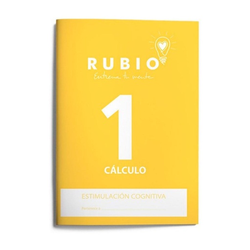 [630894] CUADERNO RUBIO CÁLCULO ESTIMULACIÓN COGNITIVA NIVEL 1