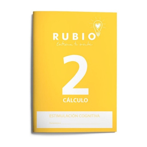[630895] CUADERNO RUBIO CÁLCULO ESTIMULACIÓN COGNITIVA NIVEL 2