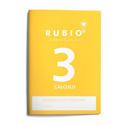 [630896] CUADERNO RUBIO CÁLCULO ESTIMULACIÓN COGNITIVA NIVEL 3