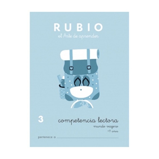 [630644] CUADERNO RUBIO COMPETENCIA LECTORA 3 
