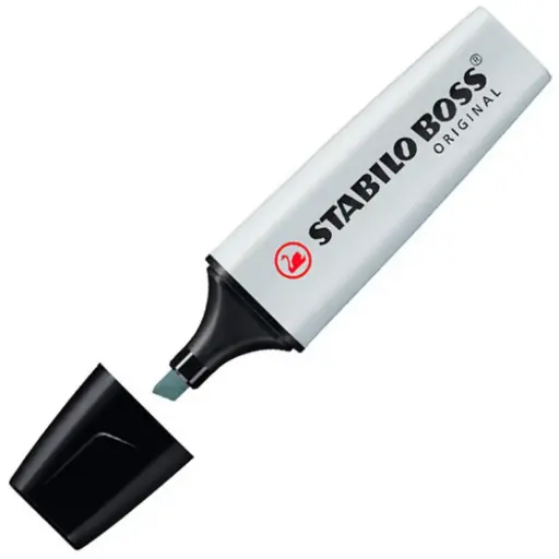 [081495] MARCADOR FLUORESCENTE STABILO BOSS 70 GRIS POLVORIENTO