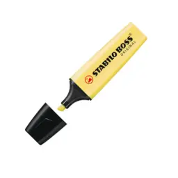 MARCADOR FLUORESCENTE STABILO BOSS 70 AMARILLO CREMOSO