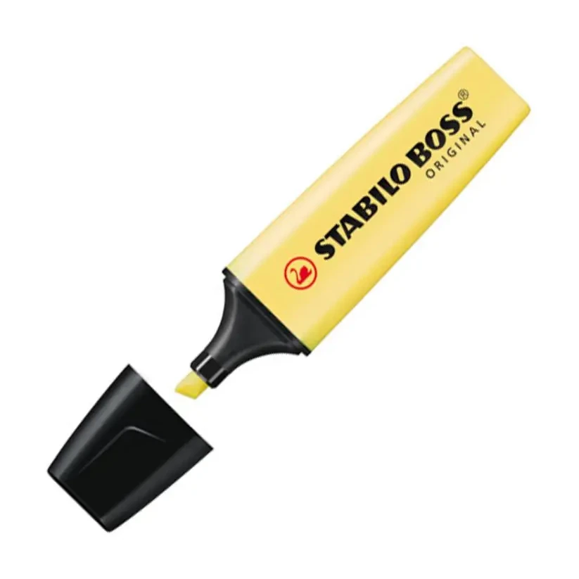 [118771] MARCADOR FLUORESCENTE STABILO BOSS 70 AMARILLO CREMOSO