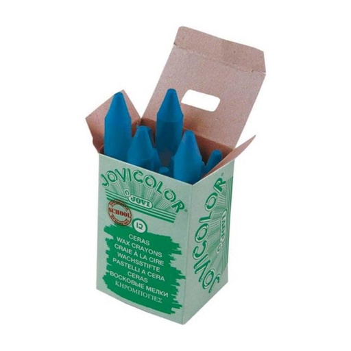 [649418] CERAS JOVICOLOR AZUL CLARO ESTUCHE 12 UDS 