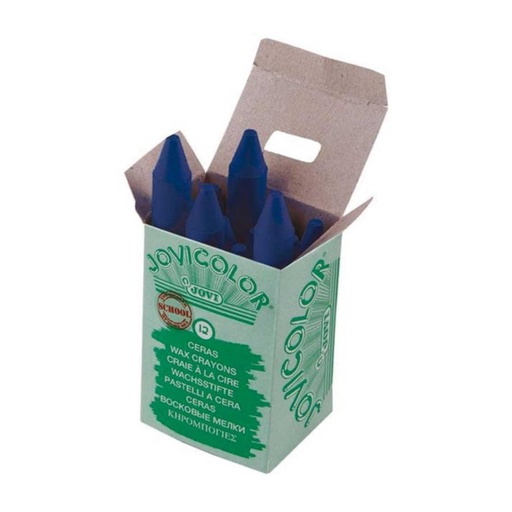 [649419] CERAS JOVICOLOR AZUL OSCURO ESTUCHE 12 UDS 