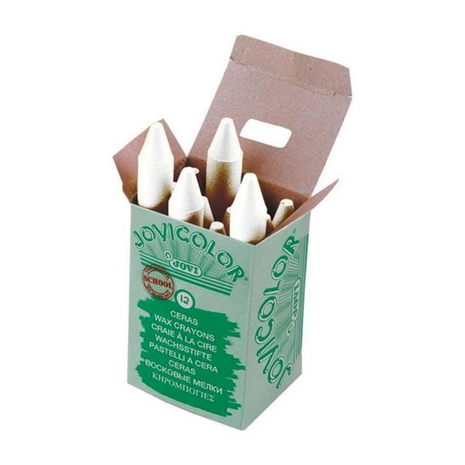 [649424] CERAS JOVICOLOR BLANCO ESTUCHE 12 UDS 