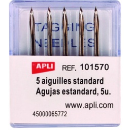 AGUJAS PARA ETIQUETADORA TEXTIL APLI 5UDS