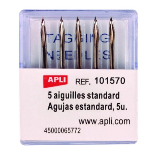 [247720] AGUJAS PARA ETIQUETADORA TEXTIL APLI 5UDS