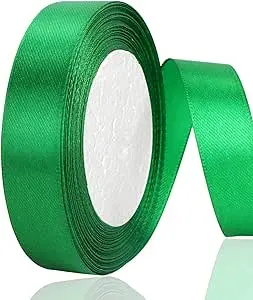 [70036] CINTA DE RASO VERDE 20MM×22M SATINADO