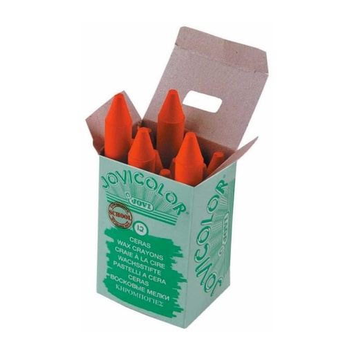 [649415] CERAS JOVICOLOR ROJO ESTUCHE 12 UDS